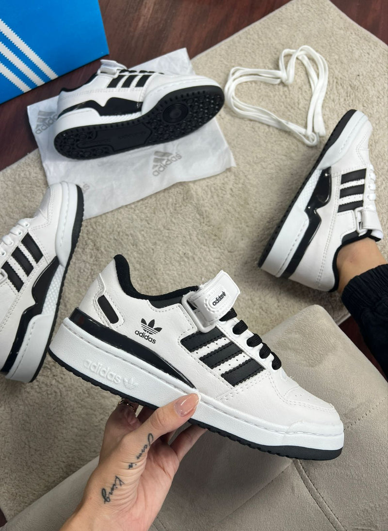 Adidas Fórum Low – Branco Preto