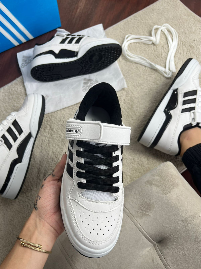 Adidas Fórum Low – Branco Preto